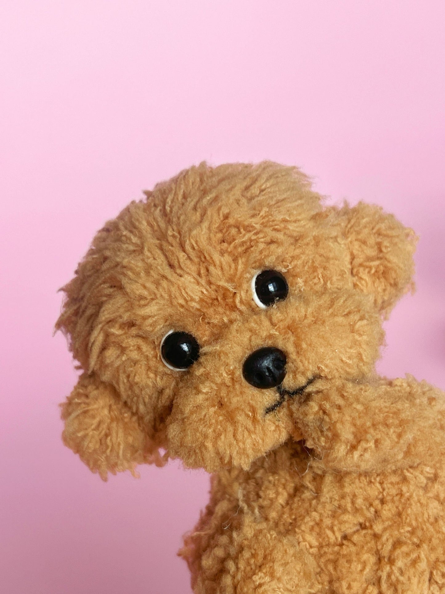 Custom Fuzzyheaded Dog Toy,Miniature Family Dogs,Dollhouse Miniature Pets,Miniature Furry Pets, Posable Collectible Doll Fun,Miniature Dogs