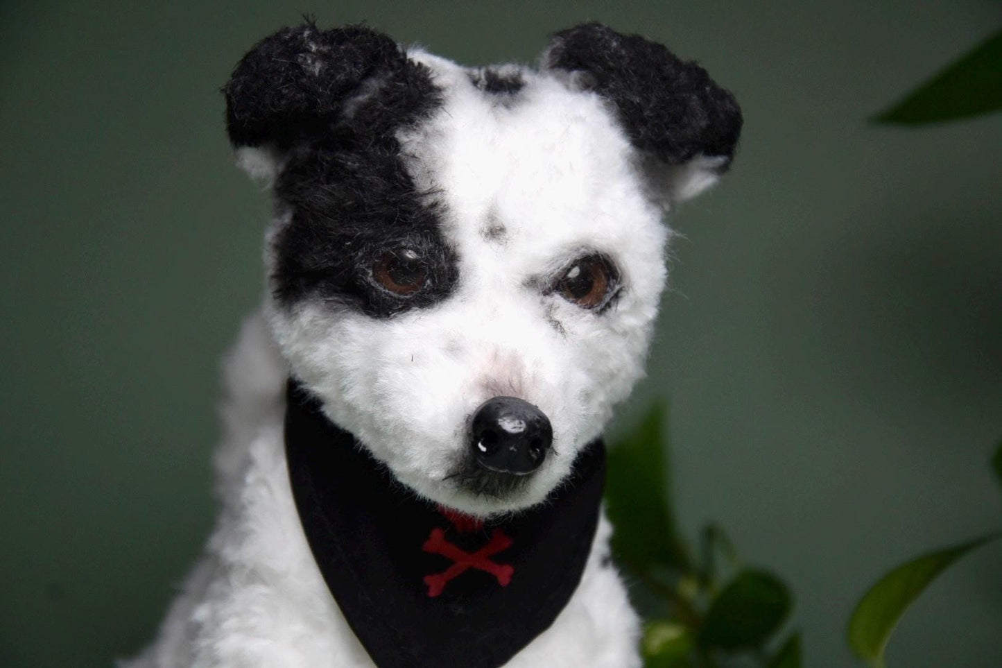 Custom Pet Replica Dog Plush,Photo of pet into custom stuffed animal,Handmade Pipe Cleaner Dollhouse Dog,Personalized Pet Plush Pet Memorial-40
