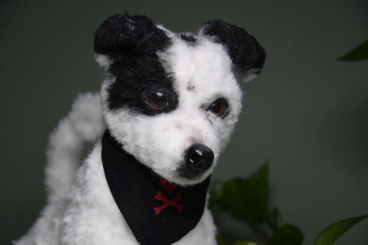 Custom Pet Replica Dog Plush,Photo of pet into custom stuffed animal,Handmade Pipe Cleaner Dollhouse Dog,Personalized Pet Plush Pet Memorial-40