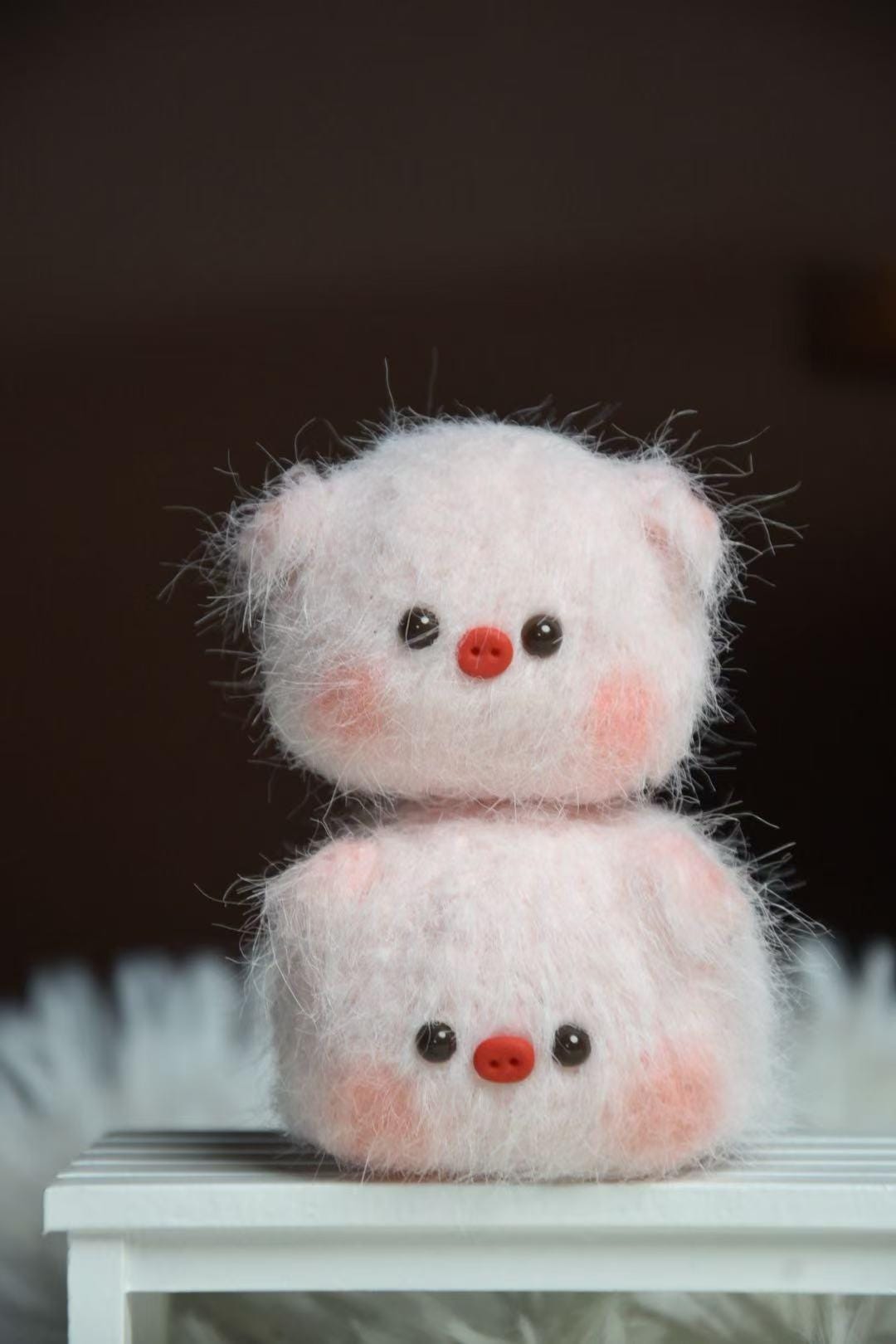 Piggy Family, crochet pig, Valentine’s pig,pocket size mini toy,cute soft plushies,baby stuff, tiny,keychain,bag charm, car decor, Christmas