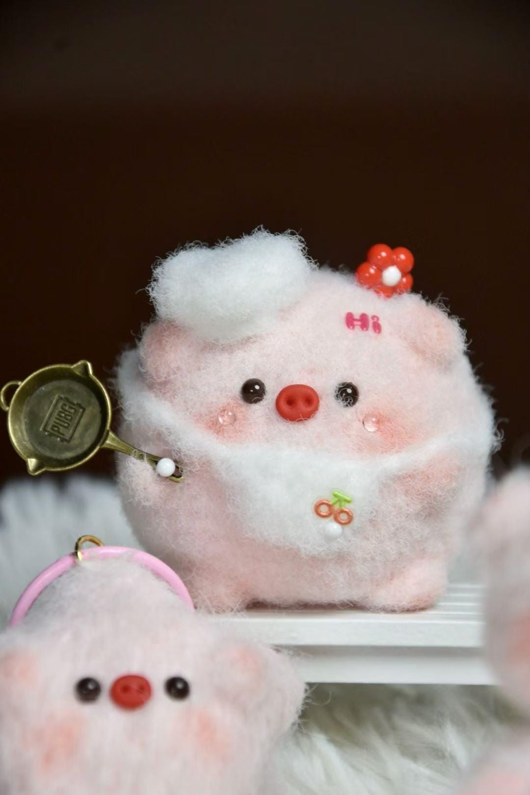Piggy Family, crochet pig, Valentine’s pig,pocket size mini toy,cute soft plushies,baby stuff, tiny,keychain,bag charm, car decor, Christmas