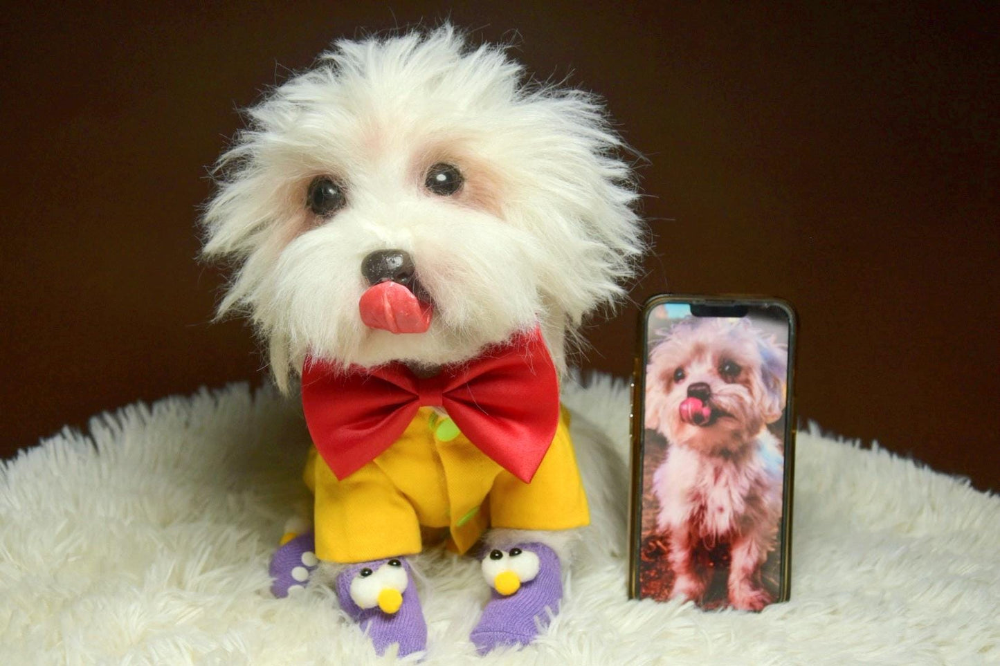 Realistic Custom Pet Plush from Photo - Handmade Dog or Cat Replica - Memorial Gift for Pet Loss - Worldwide Free Shipping from Spain