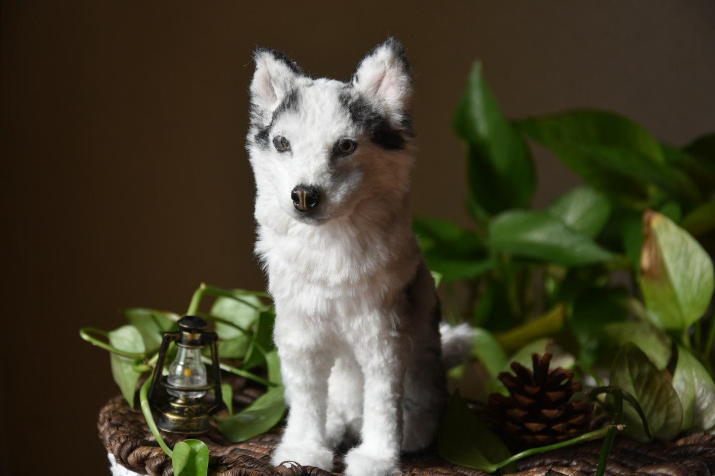 Custom Pet Replica Dog Plush,Photo of pet into custom stuffed animal,Handmade Pipe Cleaner Dollhouse Dog,Personalized Pet Plush Pet Memorial-9