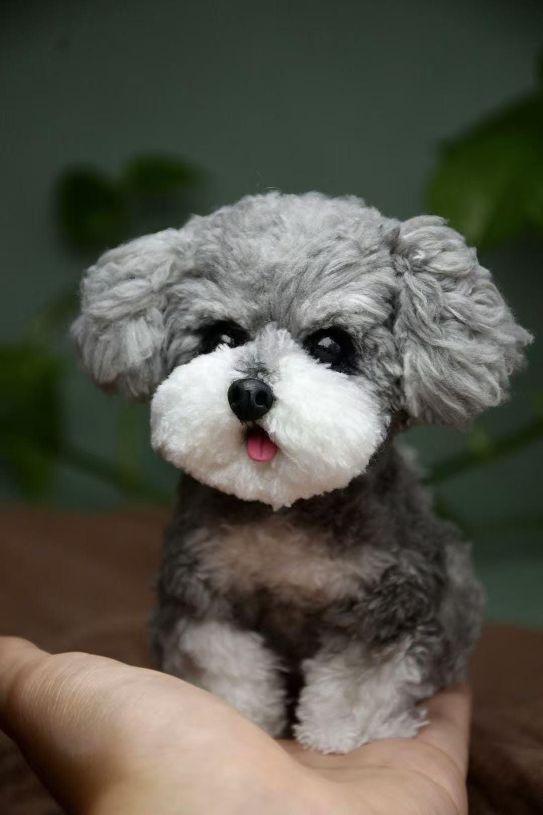Custom Pet Replica Dog Plush,Photo of pet into custom stuffed animal,Handmade Pipe Cleaner Dollhouse Dog,Personalized Pet Plush Pet Memorial