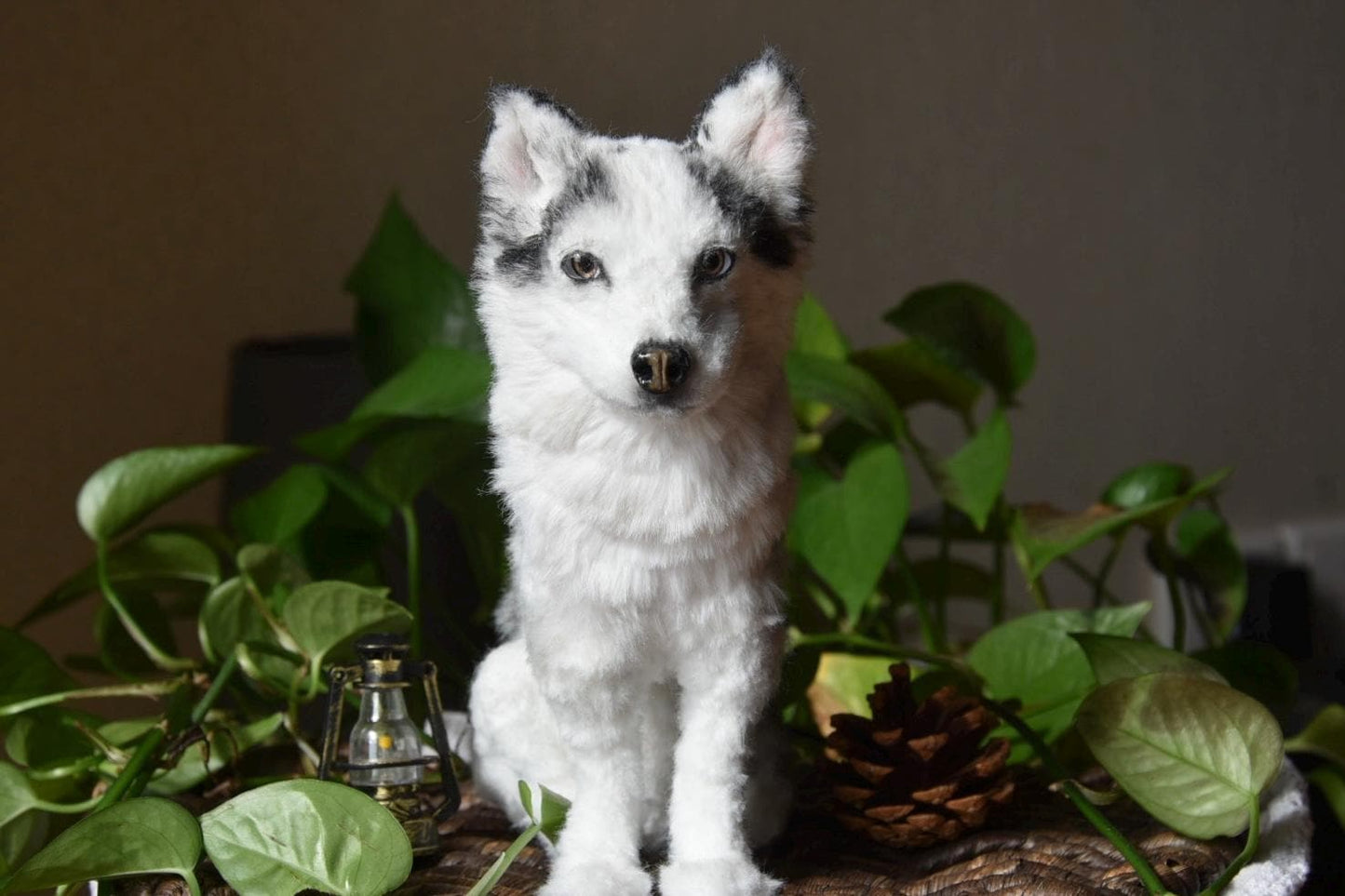 Custom Pet Replica Dog Plush,Photo of pet into custom stuffed animal,Handmade Pipe Cleaner Dollhouse Dog,Personalized Pet Plush Pet Memorial-9