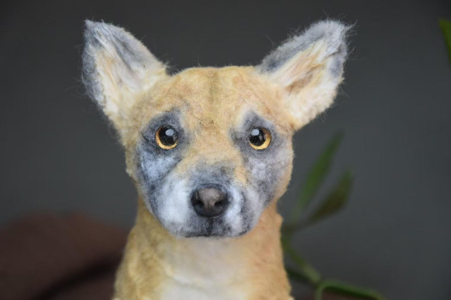 Custom Pet Replica Dog Plush,Photo of pet into custom stuffed animal,Handmade Pipe Cleaner Dollhouse Dog,Personalized Pet Plush Pet Memorial-8