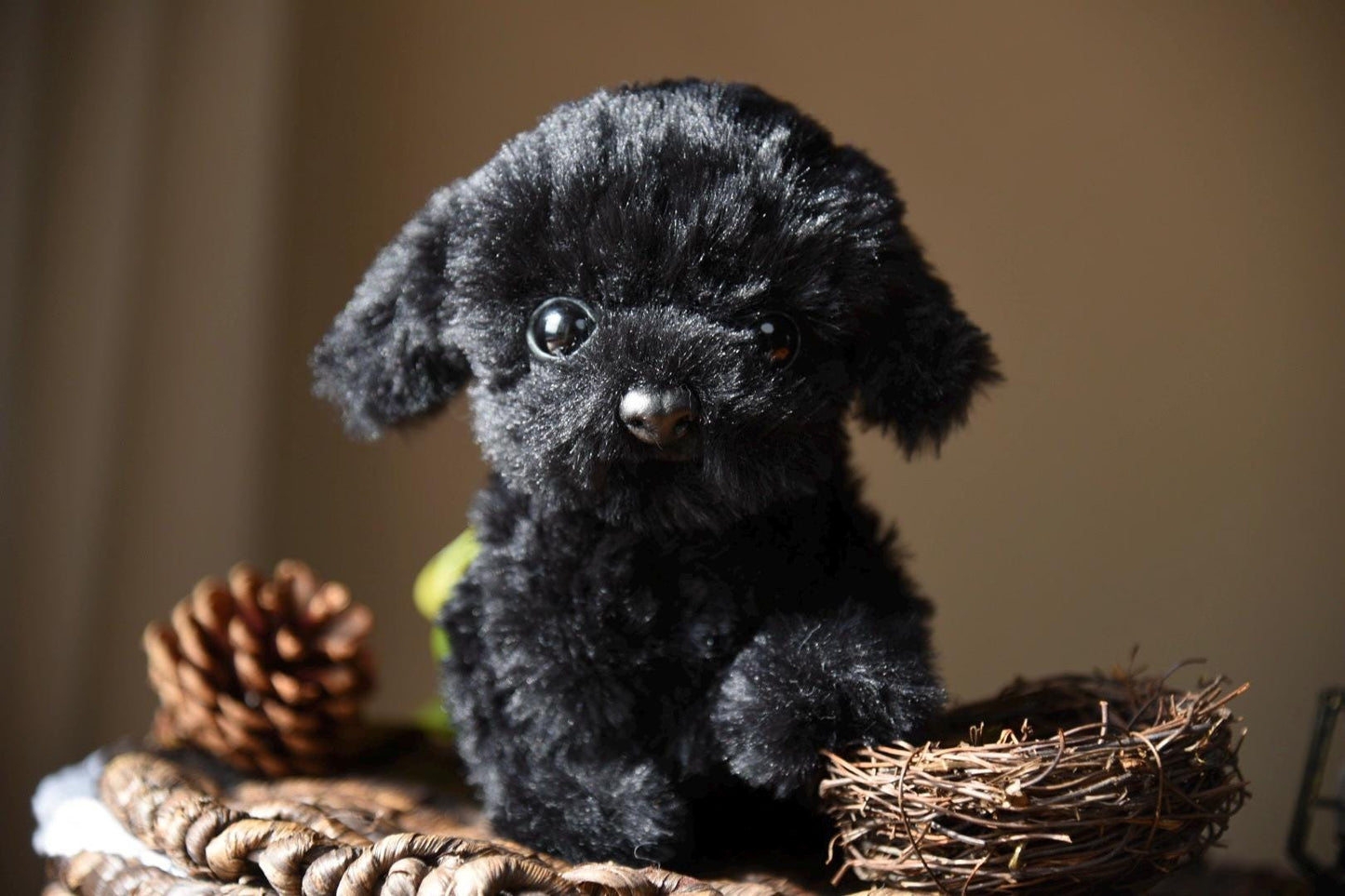 Custom Pet Replica Dog Plush,Photo of pet into custom stuffed animal,Handmade Pipe Cleaner Dollhouse Dog,Personalized Pet Plush Pet Memorial-48