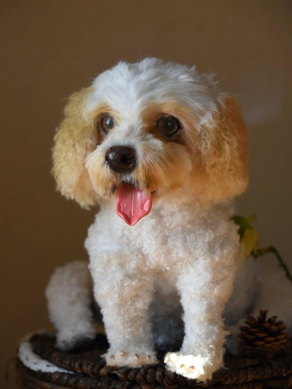 Custom Pet Replica Dog Plush,Photo of pet into custom stuffed animal,Handmade Pipe Cleaner Dollhouse Dog,Personalized Pet Plush Pet Memorial
