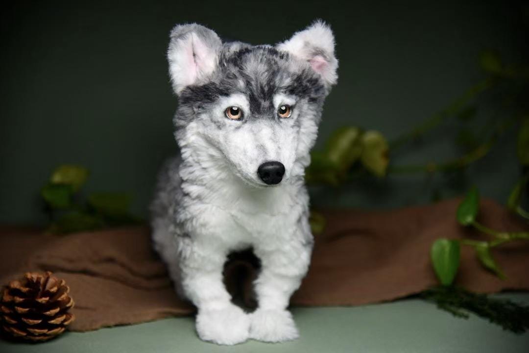 Réplica de perro de peluche personalizada, foto de mascota convertida en peluche personalizado, perro de casa de muñecas hecho a mano con limpiapipas, peluche personalizado para mascota conmemorativo - 35