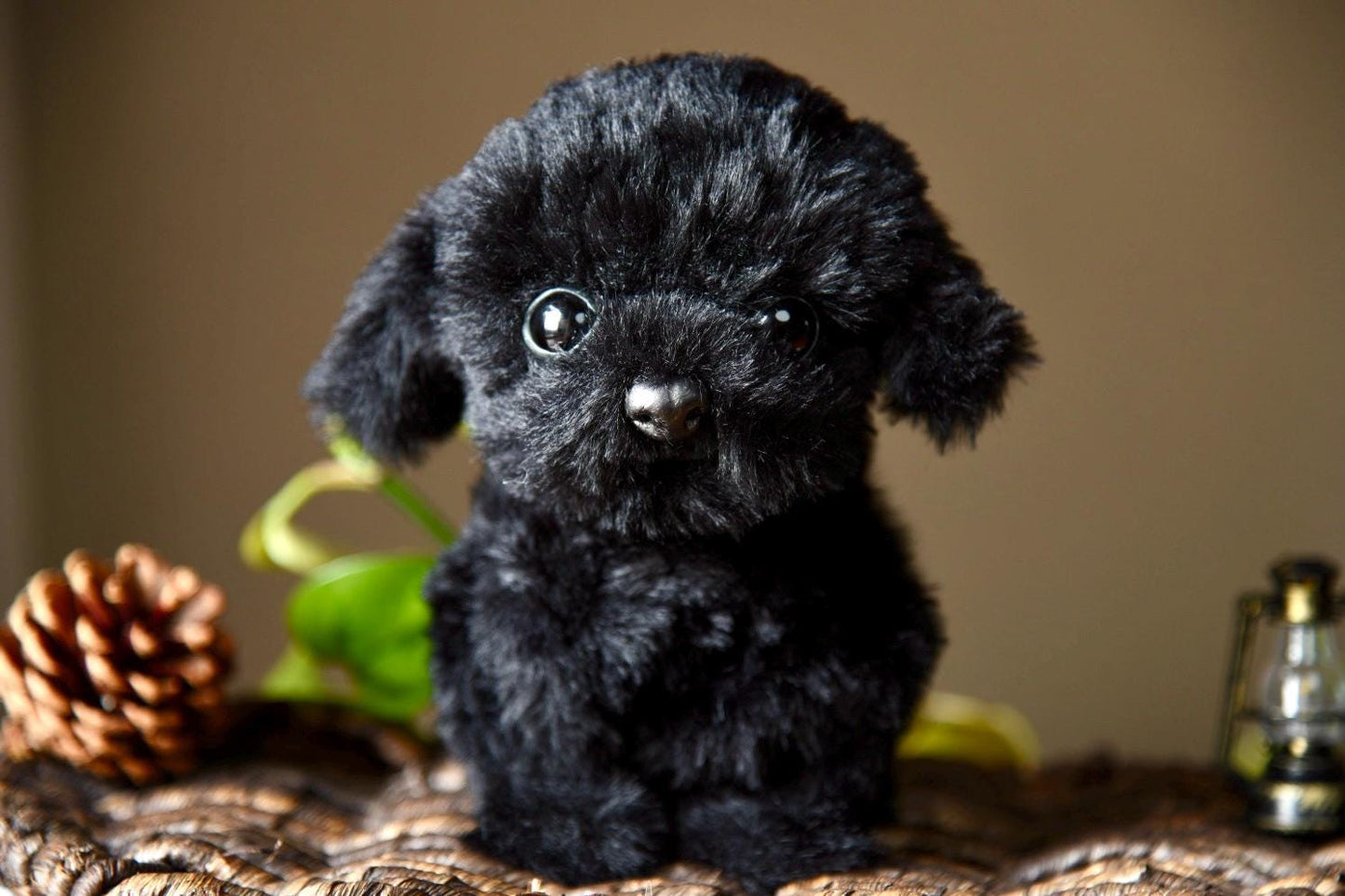 Custom Pet Replica Dog Plush,Photo of pet into custom stuffed animal,Handmade Pipe Cleaner Dollhouse Dog,Personalized Pet Plush Pet Memorial-48