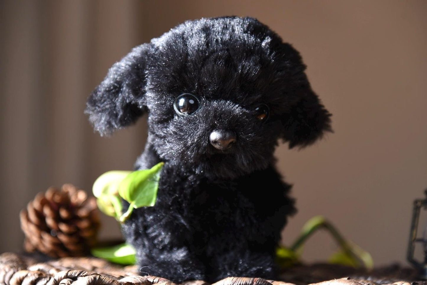 Custom Pet Replica Dog Plush,Photo of pet into custom stuffed animal,Handmade Pipe Cleaner Dollhouse Dog,Personalized Pet Plush Pet Memorial-48