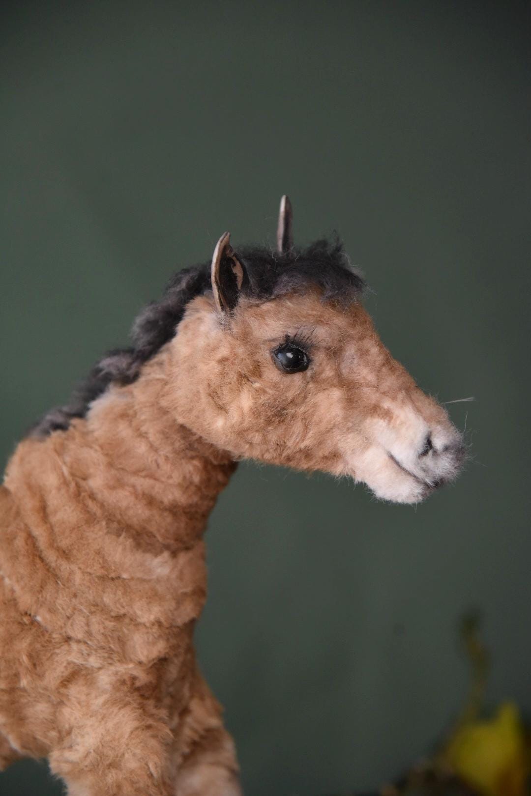 Custom Pet Replica horse Plush, pet into custom stuffed animal,Handmade Pipe Cleaner Dollhouse Horse,Personalized Pet Plush Pet Memorial