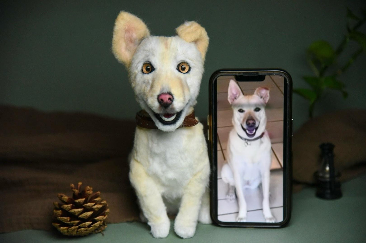Custom Pet Replica Dog Plush,Photo of pet into custom stuffed animal,Handmade Pipe Cleaner Dollhouse Dog,Personalized Pet Plush Pet Memorial
