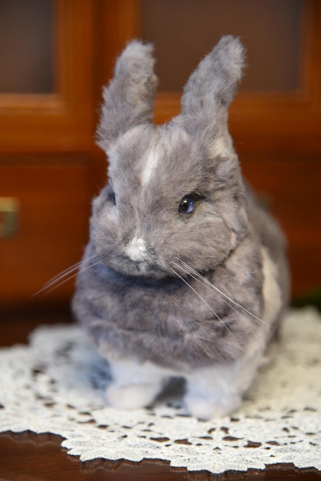 Custom Pet Replica Rabbit Plush,Photo of pet into custom stuffed animal,Handmade Pipe Cleaner Dog,Personalized Pet Plush Pet Memorial