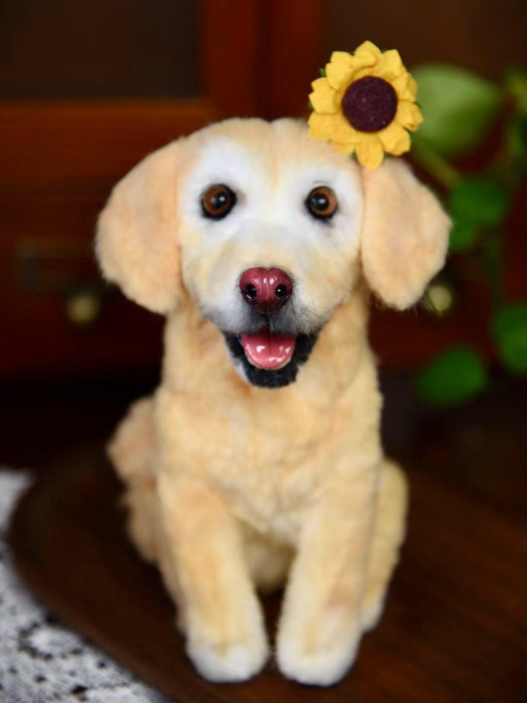Custom Pet Replica, Labrador, Photo of pet into custom stuffed animal, Handmade Pipe Cleaner Dog, Personalized Pet Plush, pet Memorial