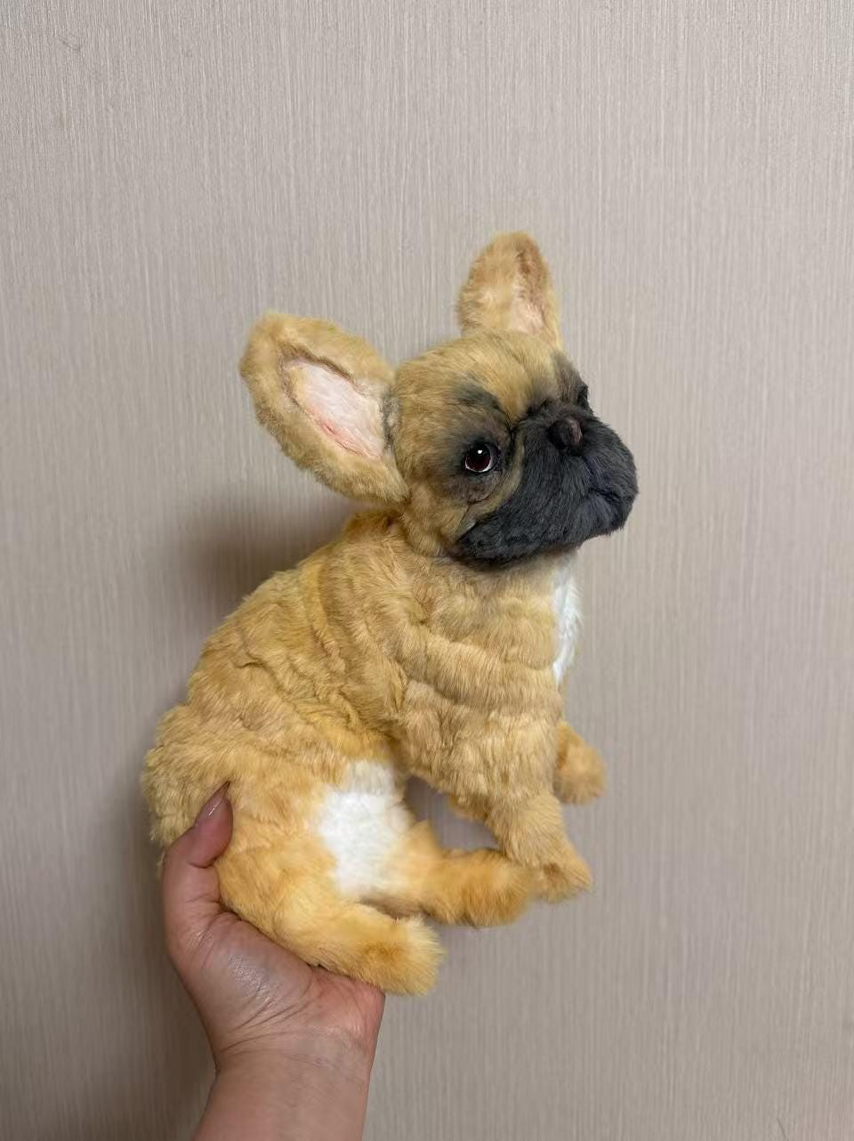 Réplica de perro de peluche personalizada, foto de mascota convertida en peluche personalizado, perro de casa de muñecas hecho a mano con limpiapipas, peluche personalizado para mascota conmemorativo - 12