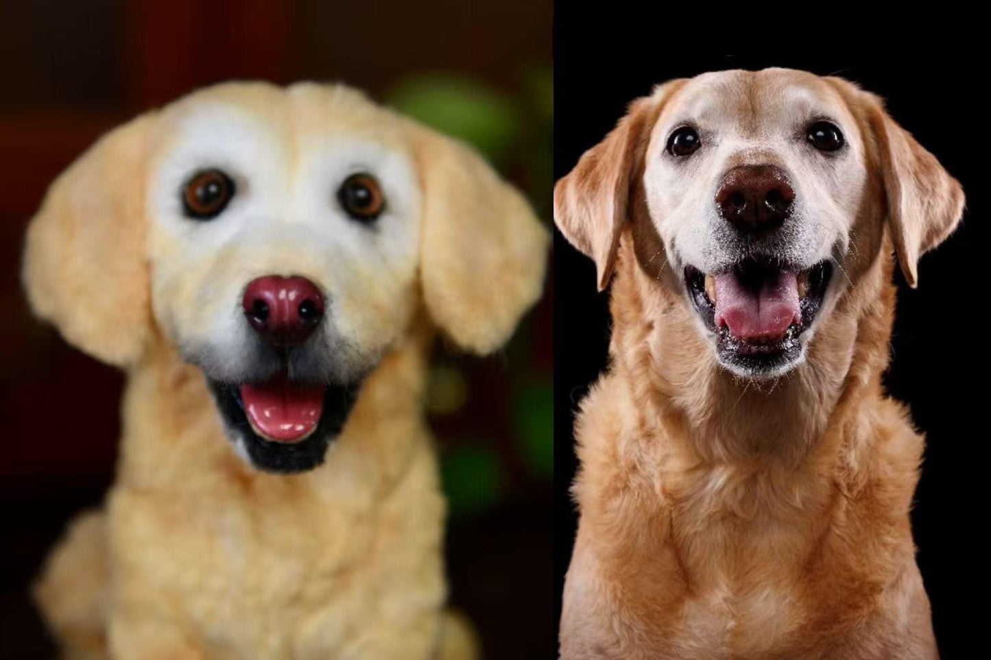 Custom Pet Replica, Labrador, Photo of pet into custom stuffed animal, Handmade Pipe Cleaner Dog, Personalized Pet Plush, pet Memorial