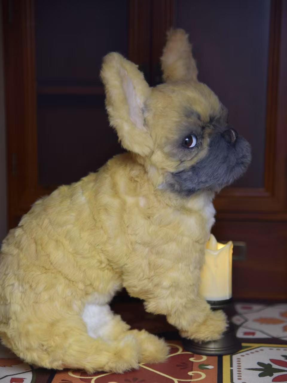 Réplica de perro de peluche personalizada, foto de mascota convertida en peluche personalizado, perro de casa de muñecas hecho a mano con limpiapipas, peluche personalizado para mascota conmemorativo - 12