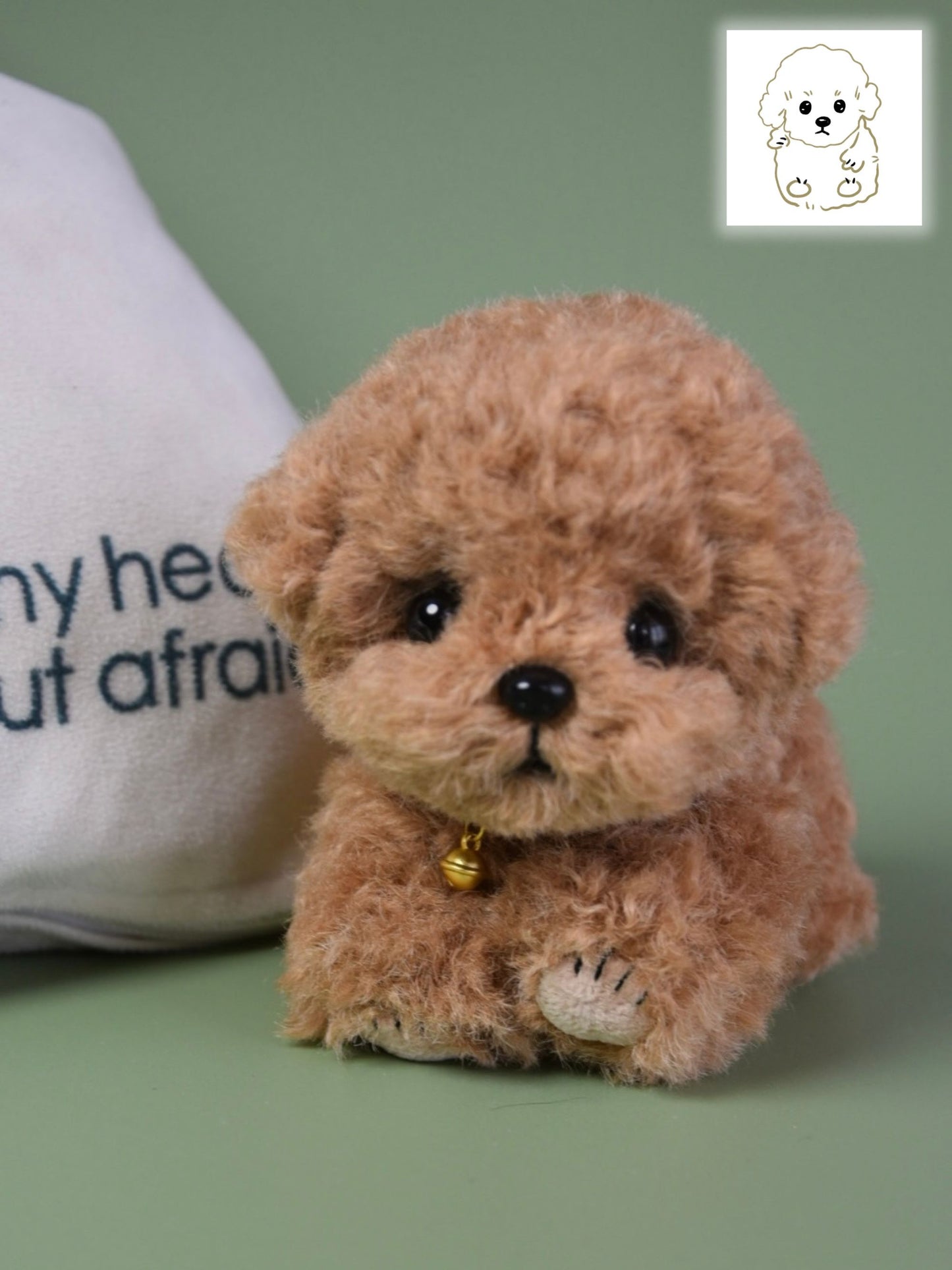 Custom Your Own Poodle Toy, Handmade Stuffed Poodle Doll, Realistic Plush Dog, Posable Collectible Doll Fun for All Ages, cute poodle toy for gift