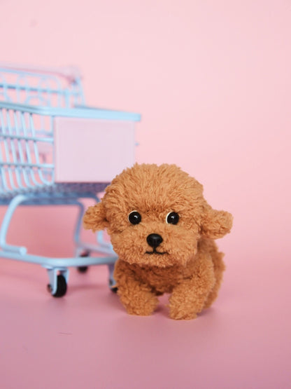 Custom Fuzzyheaded Dog Toy,Miniature Family Dogs,Dollhouse Miniature Pets,Miniature Furry Pets, Posable Collectible Doll Fun,Miniature Dogs