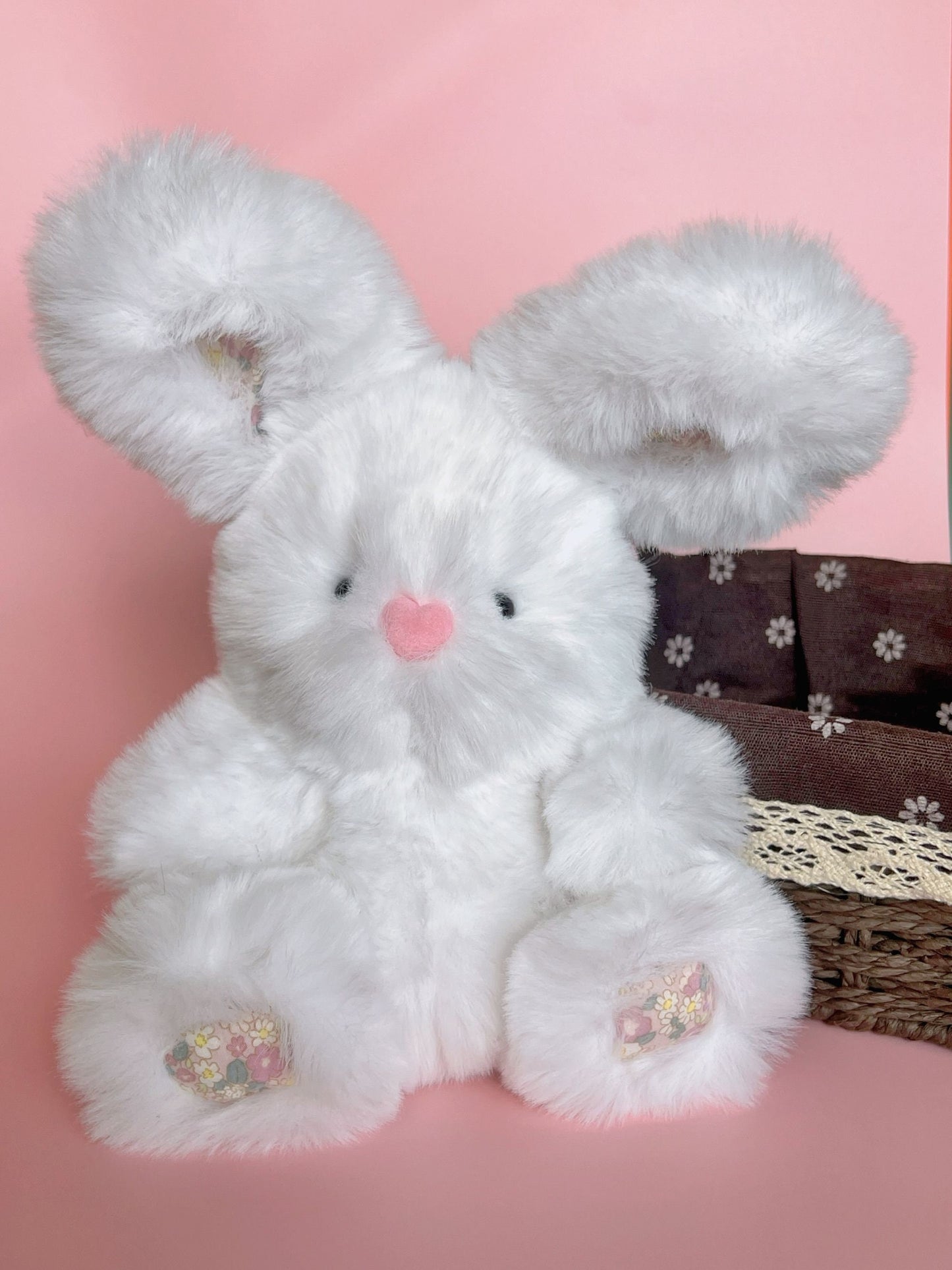 Handmade Easter Bunny Rabbit Plush – Perfect Springtime Gift Soft and Cuddly Decor for Easter Baskets Nursery Baby Showers, bunny Plush Doll