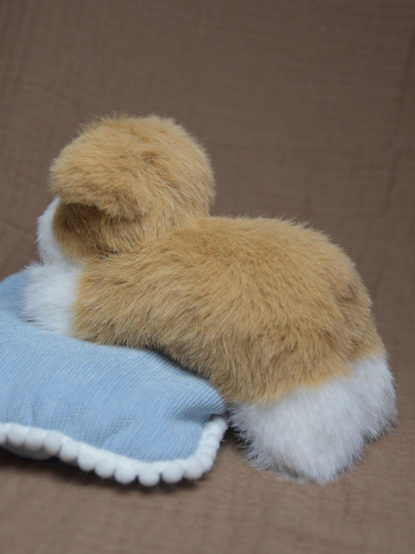 A Lying Down Corgi,Custom Your Own Corgi Toy, Handmade Stuffed Corgi Doll, Realistic Plush Dog, Posable Collectible Doll Fun for All Ages