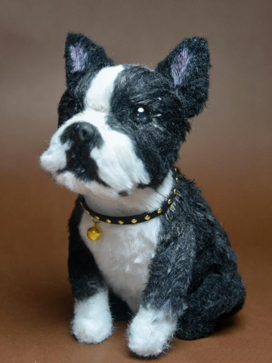 Custom Life-size Pet Replica,Personalized Dog Plush,Photo of pet into custom stuffed animal,Handmade Pipe Cleaner Dollhouse Dog,Pet Memorial
