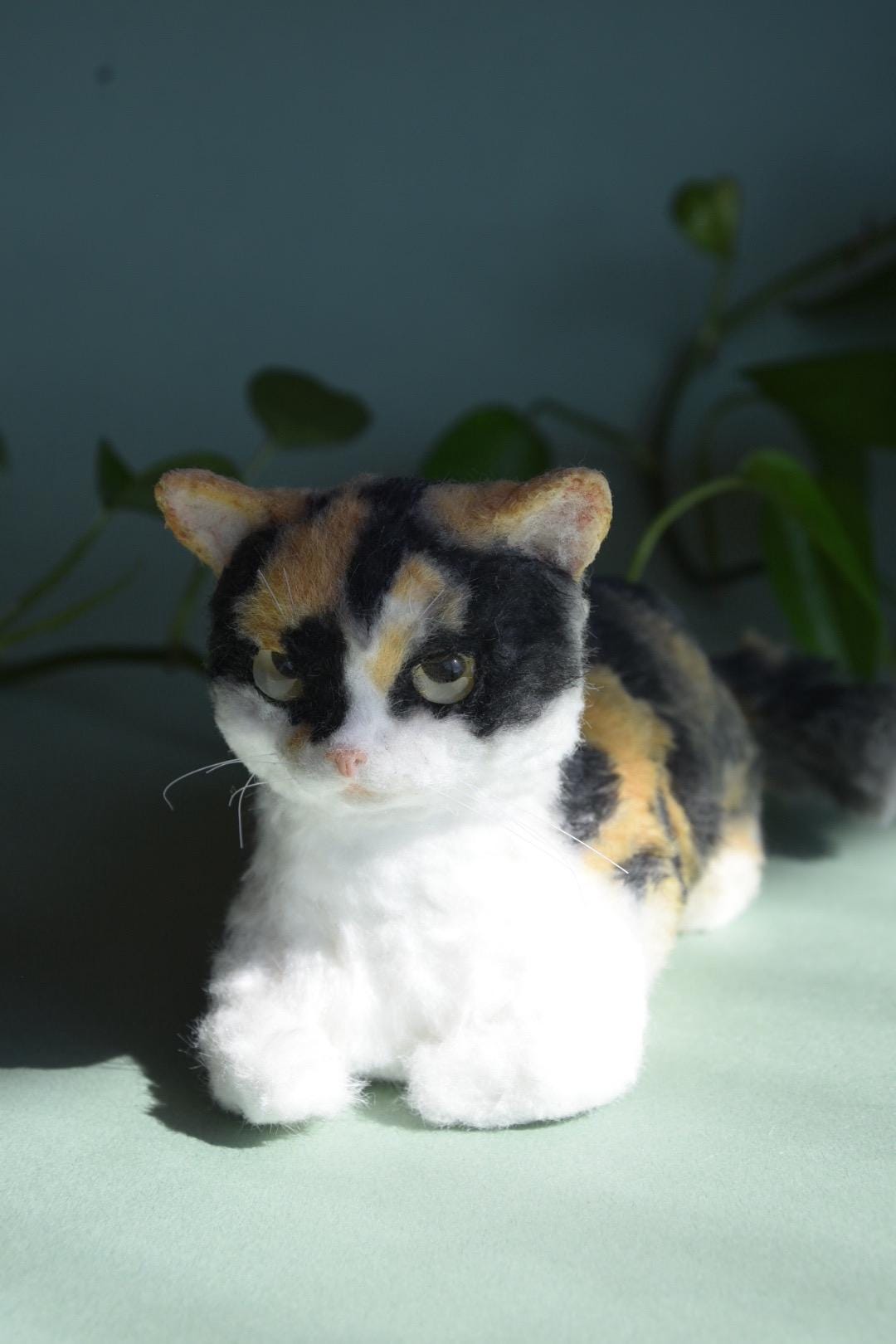 Réplica de gato de peluche personalizada, foto de mascota convertida en peluche personalizado, gato de casa de muñecas hecho a mano con limpiapipas, peluche personalizado para mascota conmemorativo - 3