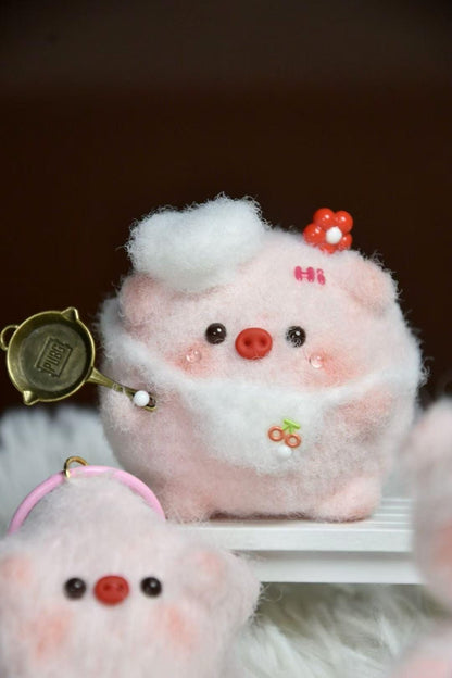 Piggy Family, crochet pig, Valentine’s pig,pocket size mini toy,cute soft plushies,baby stuff, tiny,keychain,bag charm, car decor, Christmas