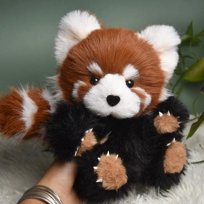Realistic Red Panda Plush Toy, Handmade OOAK Stuffed Animal, Custom Red Panda Gift | Collectible Wildlife Plush, red panda plush, pet plush