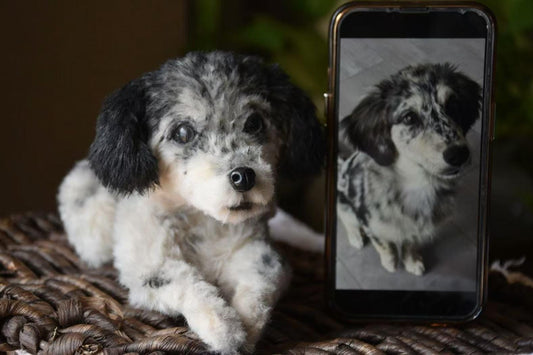 Custom Pet Dog Plush, Handmade Personalized Dog Stuffed Animal, Pet Replica from Photo, Unique Pet Memorial Gift-7