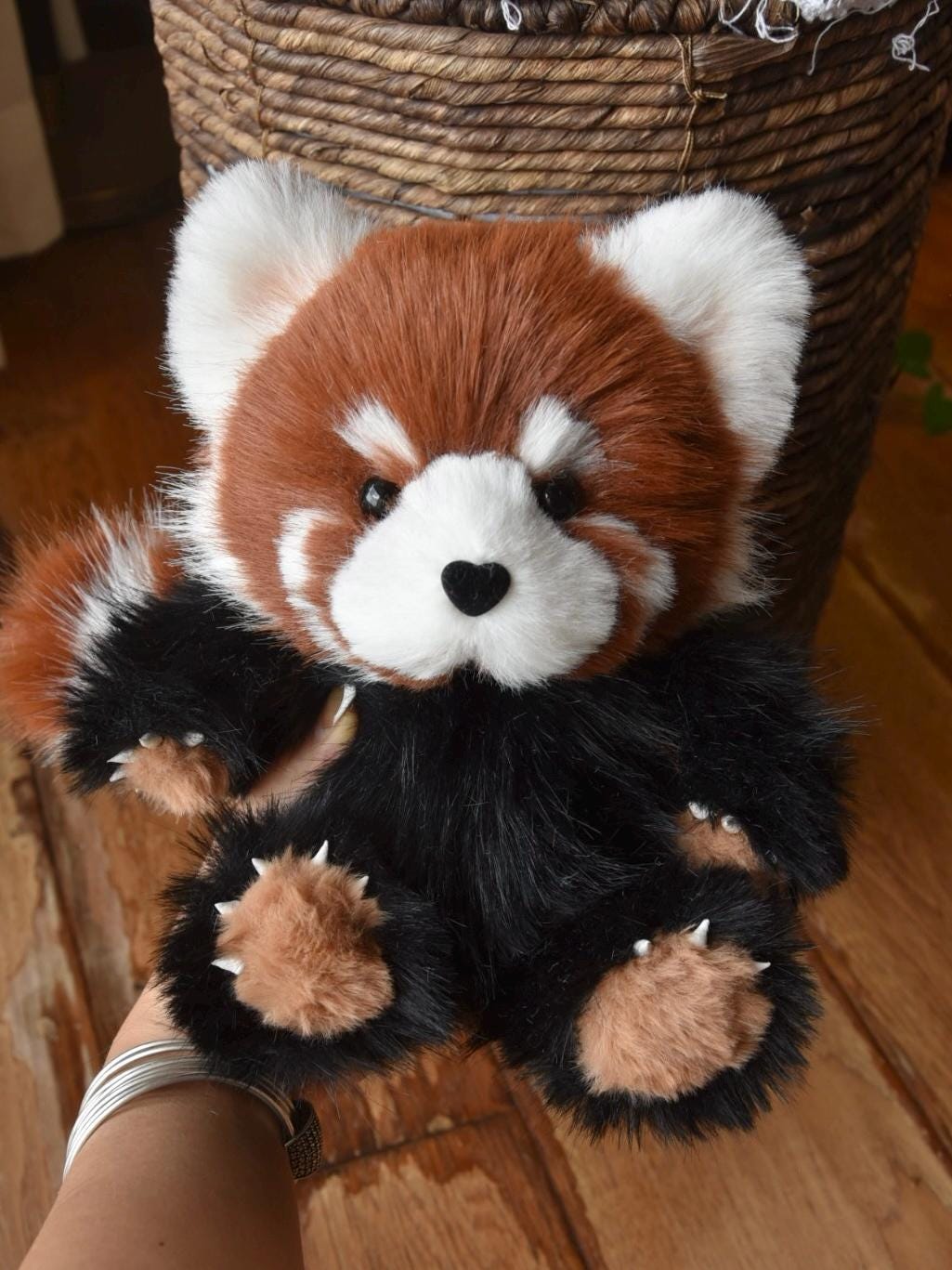 Realistic Red Panda Plush Toy, Handmade OOAK Stuffed Animal, Custom Red Panda Gift | Collectible Wildlife Plush, red panda plush, pet plush