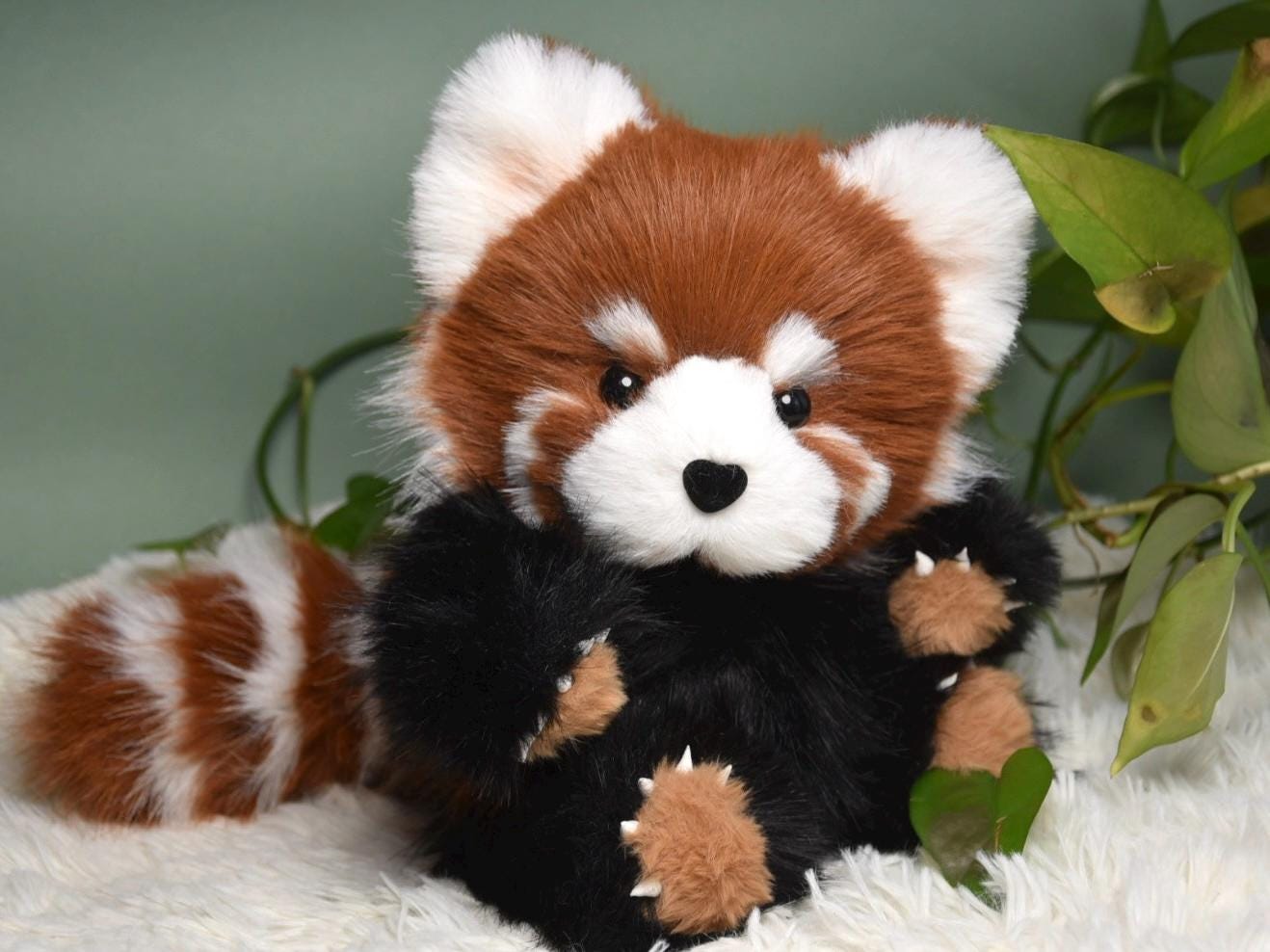Realistic Red Panda Plush Toy, Handmade OOAK Stuffed Animal, Custom Red Panda Gift | Collectible Wildlife Plush, red panda plush, pet plush