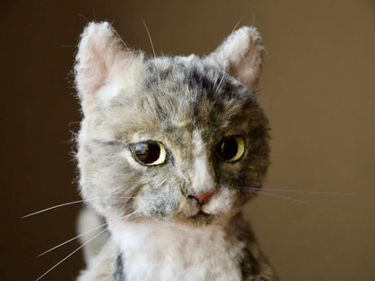 Réplica de gato de peluche personalizada, foto de mascota convertida en peluche personalizado, perro de casa de muñecas hecho a mano con limpiapipas, peluche personalizado para mascota conmemorativo - 2