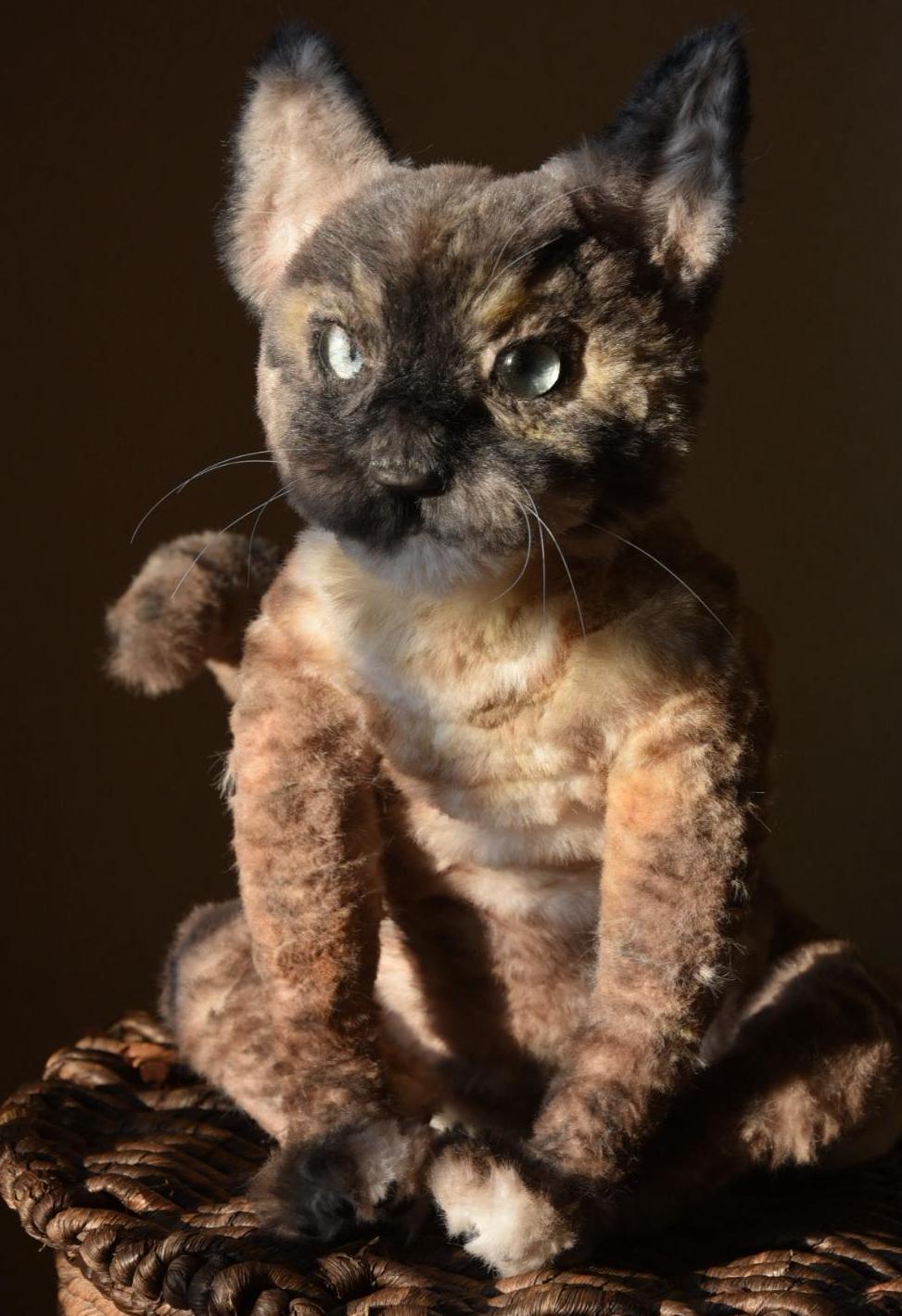 Réplica de mascota a tamaño real personalizada, peluche de gato personalizado, foto de mascota convertida en peluche personalizado, gato de casa de muñecas hecho a mano con limpiador de pipas, monumento conmemorativo para mascotas