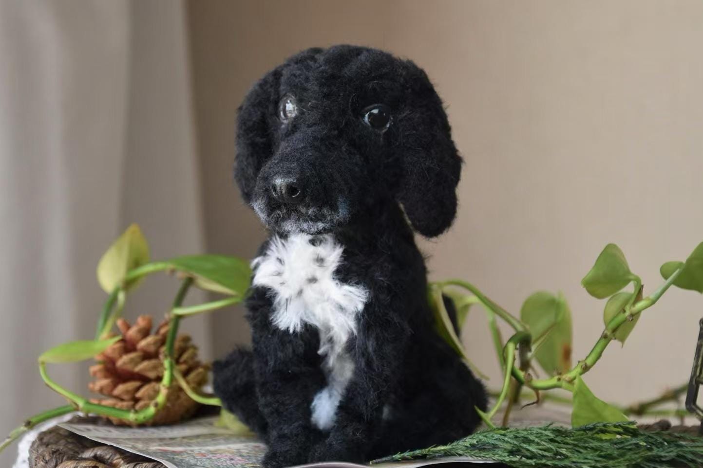 Custom Pet Dog Plush, Handmade Personalized Dog Stuffed Animal, Pet Replica from Photo, Unique Pet Memorial Gift, xmas gift, pet plush-4