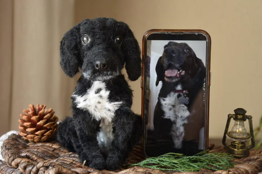 Custom Pet Dog Plush, Handmade Personalized Dog Stuffed Animal, Pet Replica from Photo, Unique Pet Memorial Gift, xmas gift, pet plush-4