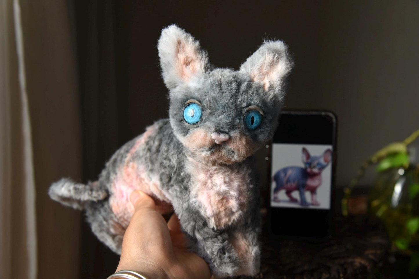 Bring Your AI idea To Life, Pet Replica Using AI Prompt, AI Art, Pet Loss Memorial Personalized Christmas Gift, imaginary creature, Ai plush-2