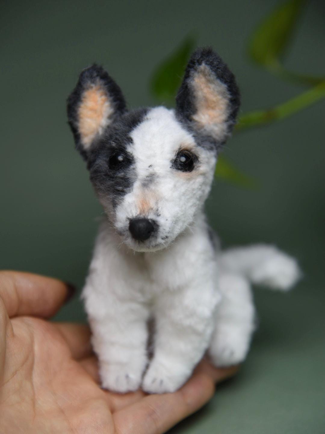 Réplica de perro de peluche personalizada, foto de mascota convertida en peluche personalizado, perro de casa de muñecas hecho a mano con limpiapipas, peluche personalizado para mascota conmemorativo - 34