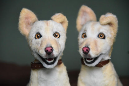 Custom Pet Replica Dog Plush,Photo of pet into custom stuffed animal,Handmade Pipe Cleaner Dollhouse Dog,Personalized Pet Plush Pet Memorial