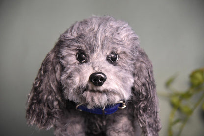 Custom Pet Replica Dog Plush,Photo of pet into custom stuffed animal,Handmade Pipe Cleaner Dollhouse Dog,Personalized Pet Plush Pet Memorial