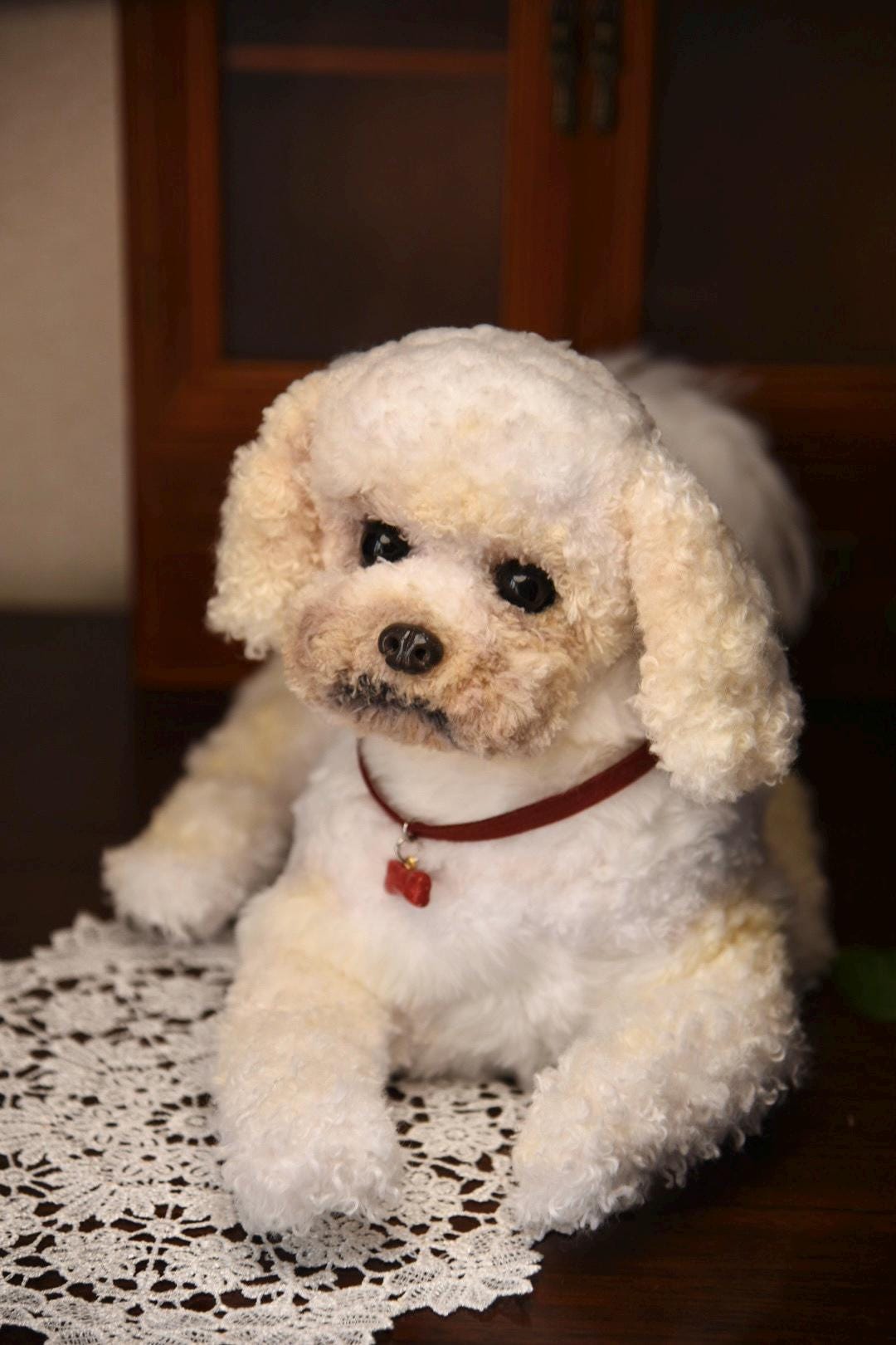 Réplica de perro de peluche personalizada, foto de mascota convertida en peluche personalizado, perro de casa de muñecas hecho a mano con limpiapipas, peluche personalizado para mascota conmemorativo - 28