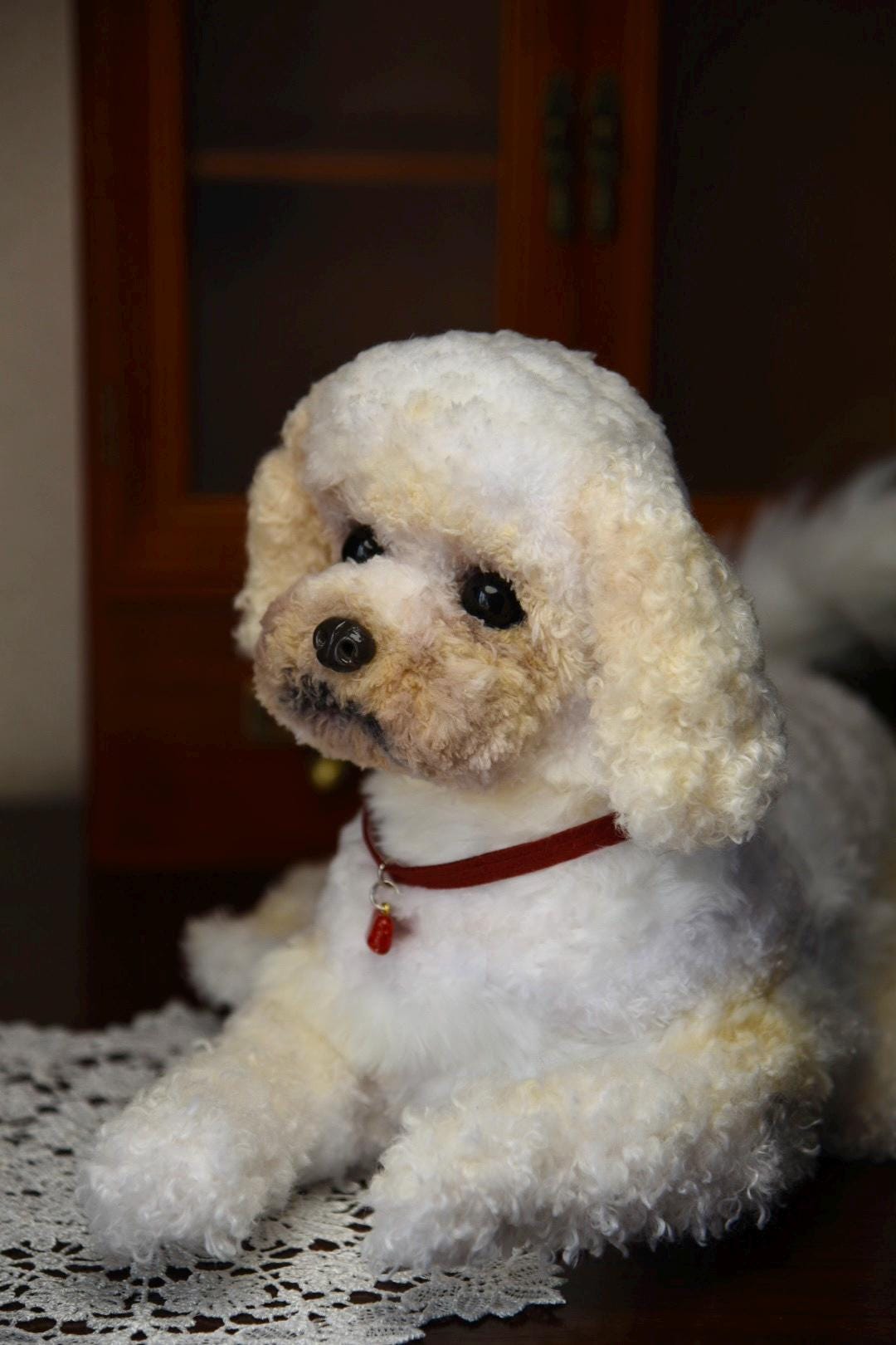 Réplica de perro de peluche personalizada, foto de mascota convertida en peluche personalizado, perro de casa de muñecas hecho a mano con limpiapipas, peluche personalizado para mascota conmemorativo - 28
