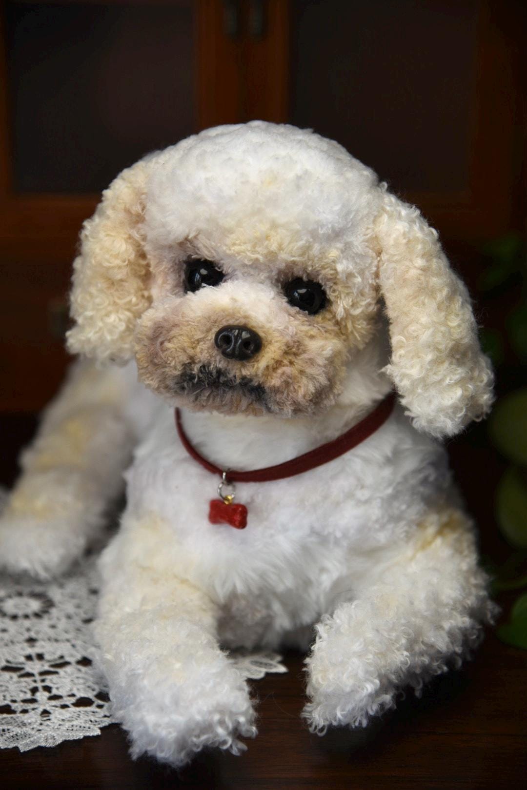 Réplica de perro de peluche personalizada, foto de mascota convertida en peluche personalizado, perro de casa de muñecas hecho a mano con limpiapipas, peluche personalizado para mascota conmemorativo - 28