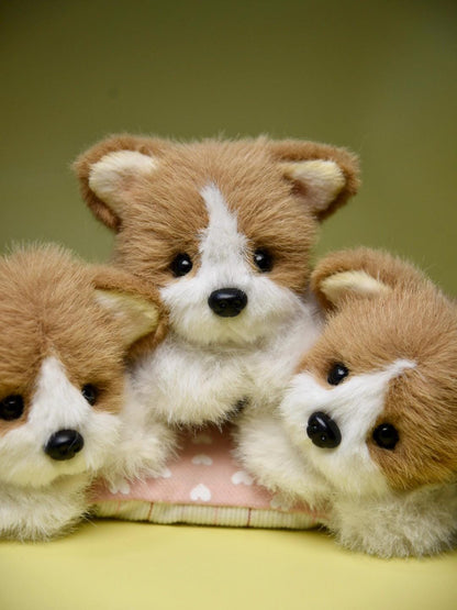 Handmade Corgi Doll, Unique Custom Corgi Plush, Adorable Dog Plush, Puppy Charm for gifts-corgi lover gifts, Handmade Collectible Dog Doll