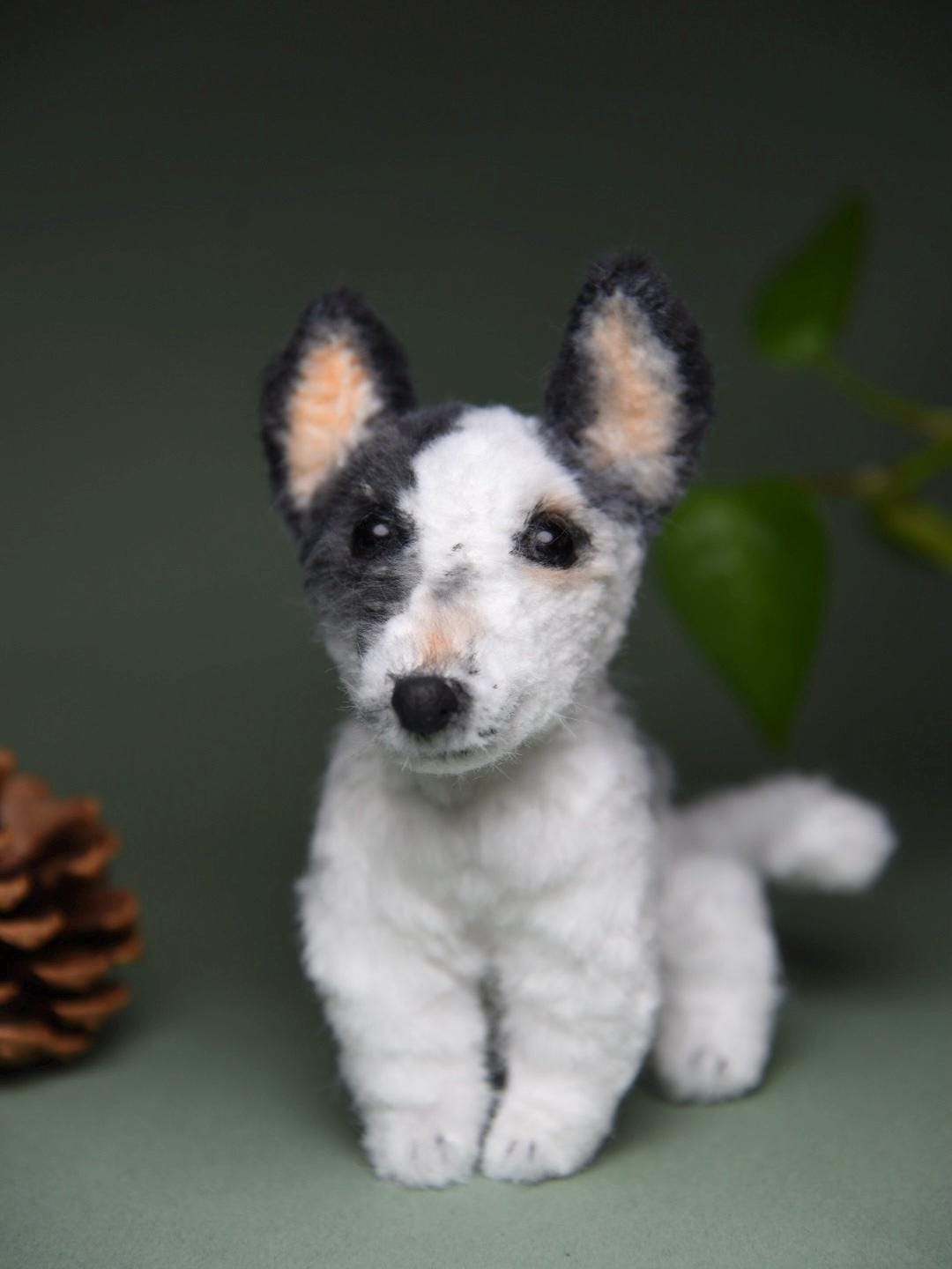 Réplica de perro de peluche personalizada, foto de mascota convertida en peluche personalizado, perro de casa de muñecas hecho a mano con limpiapipas, peluche personalizado para mascota conmemorativo - 34