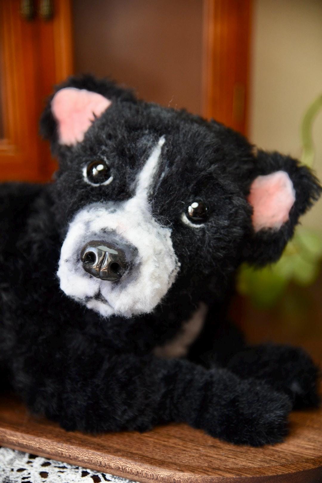 Réplica de perro de peluche personalizada, foto de mascota convertida en peluche personalizado, perro de casa de muñecas hecho a mano con limpiapipas, peluche personalizado para mascota conmemorativo - 27