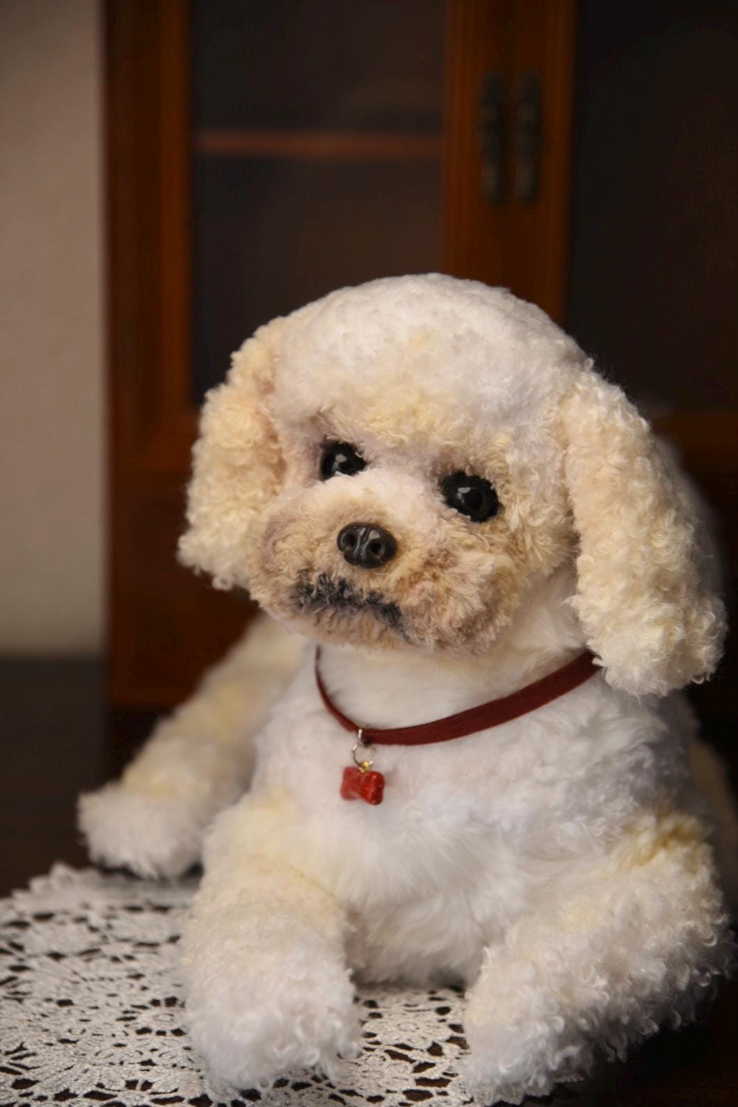 Réplica de perro de peluche personalizada, foto de mascota convertida en peluche personalizado, perro de casa de muñecas hecho a mano con limpiapipas, peluche personalizado para mascota conmemorativo - 28