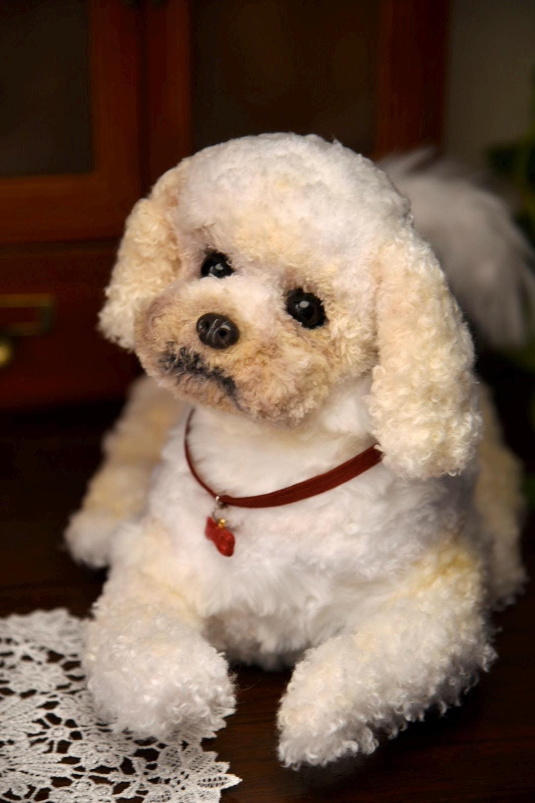 Réplica de perro de peluche personalizada, foto de mascota convertida en peluche personalizado, perro de casa de muñecas hecho a mano con limpiapipas, peluche personalizado para mascota conmemorativo - 28