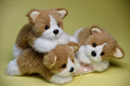 Handmade Corgi Doll, Unique Custom Corgi Plush, Adorable Dog Plush, Puppy Charm for gifts-corgi lover gifts, Handmade Collectible Dog Doll